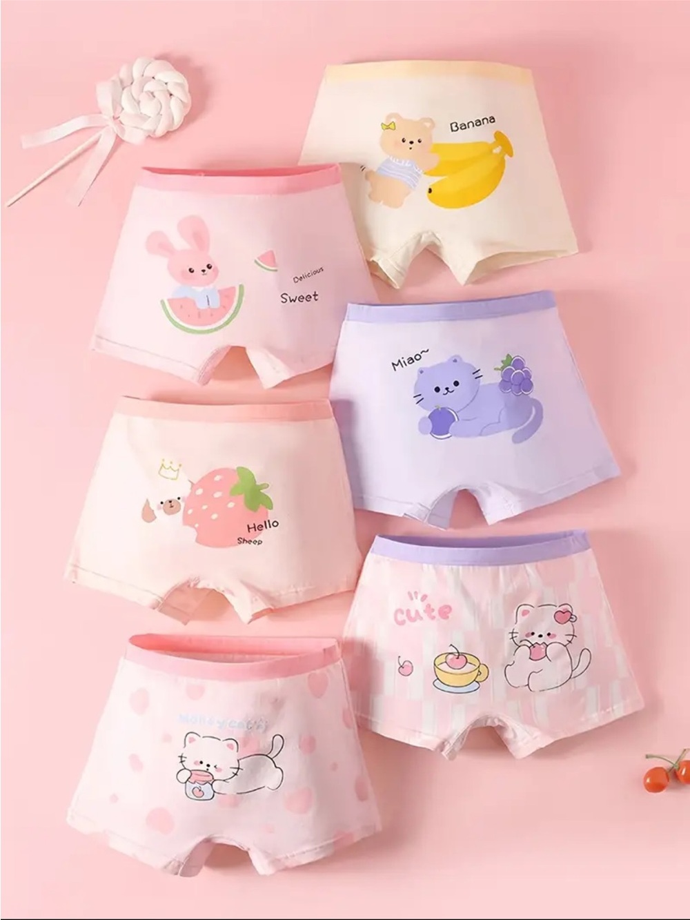 Girls Size 9-10 Boyshorts underwear